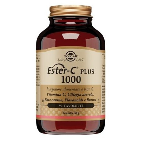 Solgar Ester C Plus 1000 Per Il Sistema Immunitario 90 Tavolette Solgar - 1 Solgar Ester C Plus 1000 Per Il Sistema Immunitario 90 Tavolette Solgar - 1