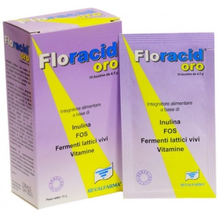 Revalfarma Floracid Orosolubile 10 Bustine Da 4,5 G - Integratori di fermenti lattici - 971062652 - Revalfarma - € 10,34