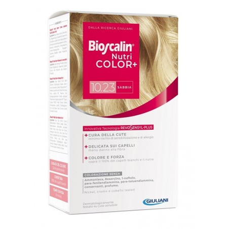 Bioscalin Nutricolor Plus 10,23 Sabbia Crema Colorante 40 Ml + Rivelatore - Tinte e colorazioni per capelli - 981114200 - Bio...