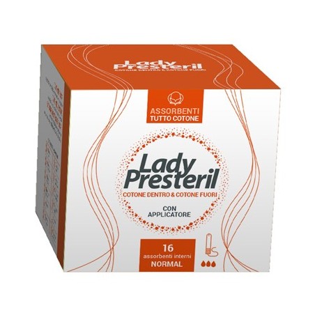 Corman Lady Presteril Assorbenti Interni Normal 16 Pezzi - Assorbenti - 923139543 - Lady Presteril - € 5,77