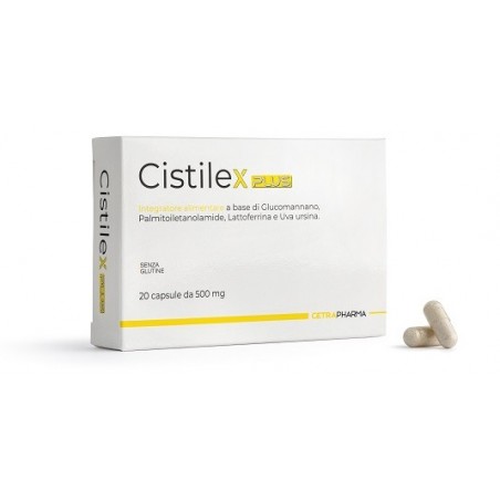 Cetra Pharma Cistilex Plus 20 Capsule - Integratori per apparato uro-genitale e ginecologico - 982516181 - Cetra Pharma - € 2...