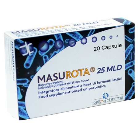 Deltha Pharma Masurota 25mld 20 Capsule - Integratori di fermenti lattici - 980143022 - Deltha Pharma - € 19,03