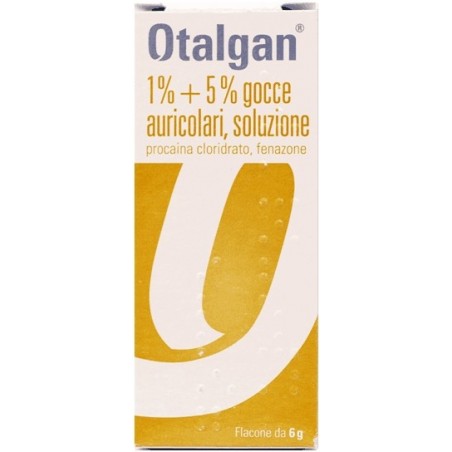 Otalgan 1% + 5% Gocce Auricolari per Otite 6 G - Farmaci per otite e mal d'orecchio - 004398018 - Otalgan - € 8,01