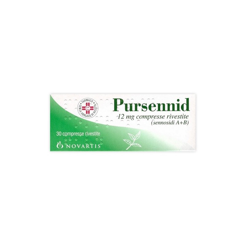 Pursennid 12 Mg Stitichezza Occasionale 30 Compresse Rivestite - Farmaci per stitichezza e lassativi - 004758049 - Pursennid ...