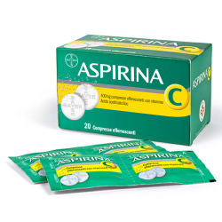 Aspirina 500 Mg Dolori e Sindromi Influenzali 20 Compresse Effervescenti - Farmaci per dolori muscolari e articolari - 004763...