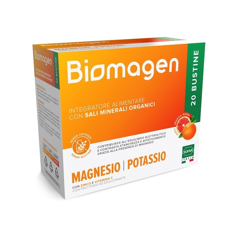 Sofar Biomagen 20 Bustine - Vitamine e sali minerali - 983429554 - Sofar - € 7,10