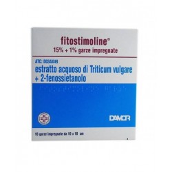 Fitostimoline 15% + 1% Garze Impregnate Per Ulcere 10 Pezzi - Farmaci dermatologici - 009115039 - Fitostimoline - € 16,90