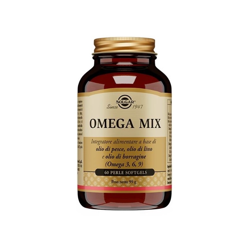 Solgar Omega Mix Integratore Per Funzione Cardiaca 60 Perle - Integratori per il cuore e colesterolo - 984564928 - Solgar - €...