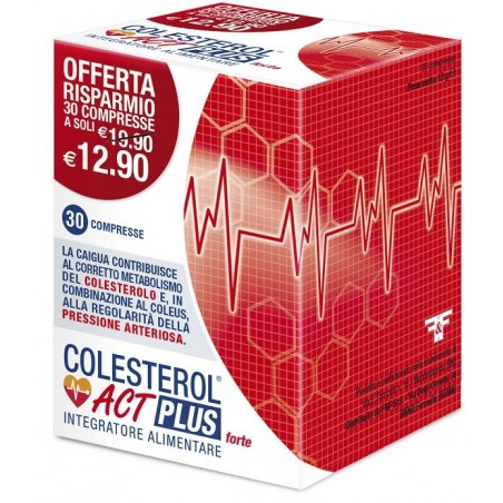 Colesterol Act Plus Forte 30 Compresse - Integratori per il cuore e colesterolo - 982754285 - Linea Act - € 8,66