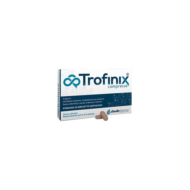 Trofinix Integratore Per Memoria e Funzioni Cognitive 20 Compresse - Integratori per concentrazione e memoria - 942941271 - T...