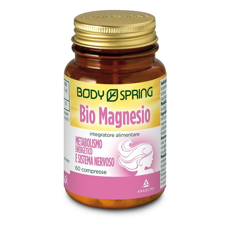 Angelini Body Spring Bio Magnesio 60 Compresse - Vitamine e sali minerali - 906506845 - Body Spring - € 14,05