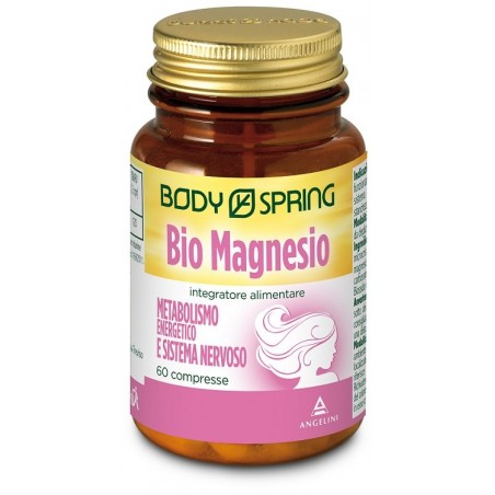 Angelini Body Spring Bio Magnesio 60 Compresse - Vitamine e sali minerali - 906506845 - Body Spring - € 14,05