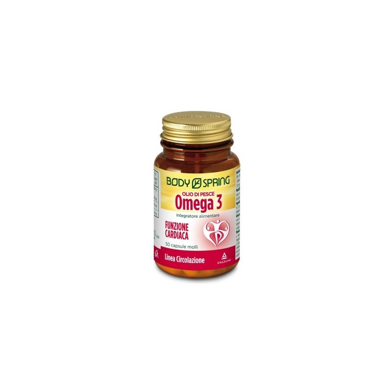Angelini Body Spring Olio Di Pesce Omega 3 50 Capsule - Integratori per il cuore e colesterolo - 908528134 - Body Spring - € ...