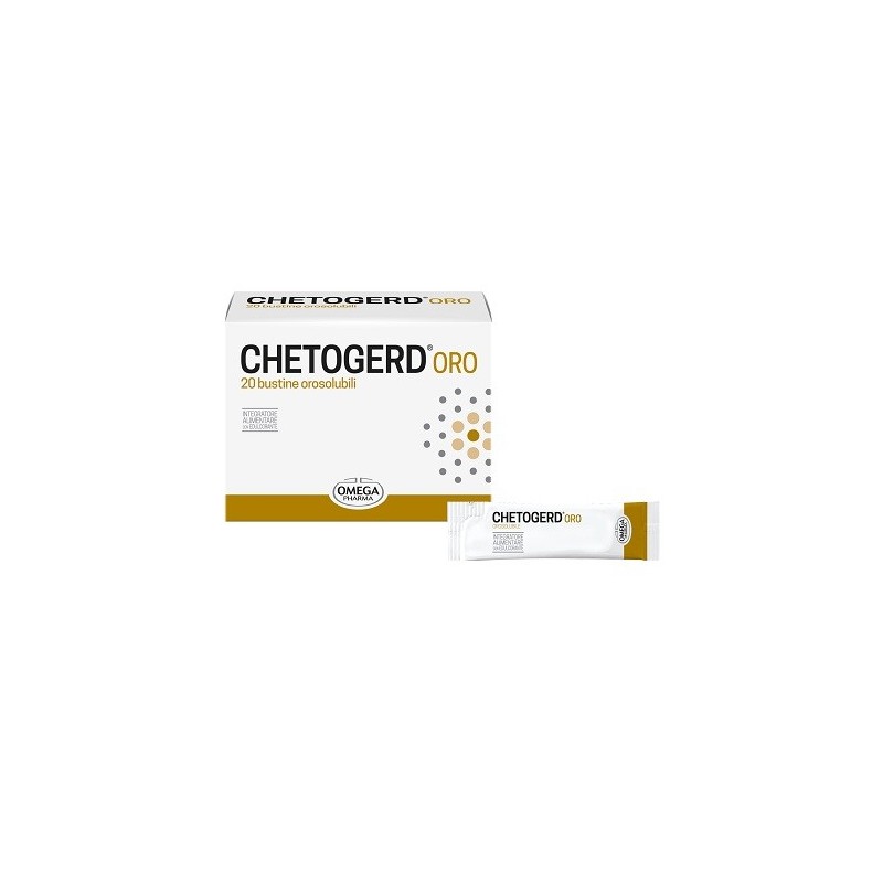 Omega Pharma Chetogerd Oro 20 Bustine - Integratori per apparato digerente - 974111130 - Omega Pharma - € 18,78
