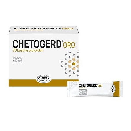 Omega Pharma Chetogerd Oro 20 Bustine - Integratori per apparato digerente - 974111130 - Omega Pharma - € 18,25