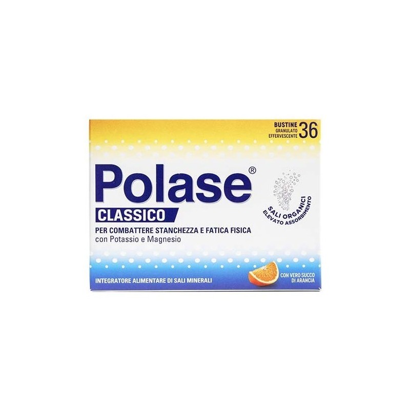 Polase Classico Magnesio e Potassio 36 Bustine - Vitamine e sali minerali - 981364829 - Polase - € 18,98