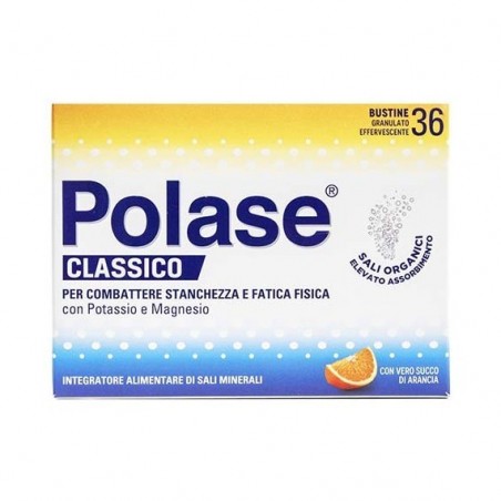 Polase Classico Magnesio e Potassio 36 Bustine - Vitamine e sali minerali - 981364829 - Polase - € 18,98