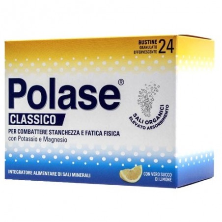 Polase Classico Magnesio e Potassio Limone 24 Bustine Polase - 1 Polase Classico Magnesio e Potassio Limone 24 Bustine Polase - 1
