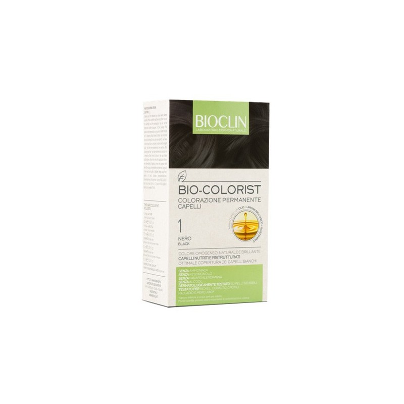 Ist. Ganassini Bioclin Bio Colorist 1 Nero - Tinte e colorazioni per capelli - 975025026 - Bioclin - € 15,19