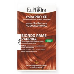 Zeta Farmaceutici Euphidra Colorpro Gel Colorante Capelli Xd 744 Paprika 50 Ml In Flacone + Attivante + Balsamo + Guanti - Ti...