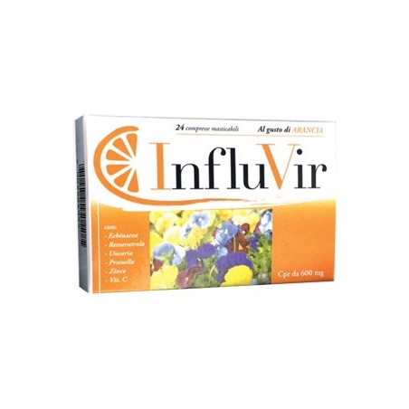 Influvir Integratore Di Vitamina C per Difese Immunitarie 24 Compresse - Integratori per difese immunitarie - 905521997 - Far...