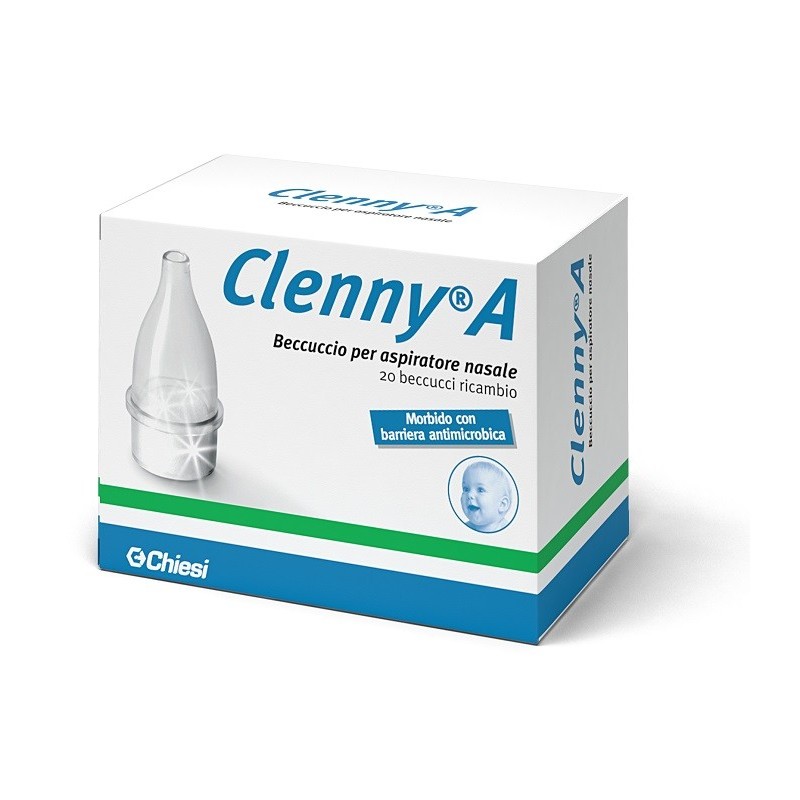 Chiesi Farmaceutici Ricambi Per Aspiratore Nasale Clenny A 20 Pezzi - Soluzioni Isotoniche - 927170516 - Clenny - € 6,69