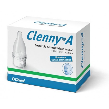 Chiesi Farmaceutici Ricambi Per Aspiratore Nasale Clenny A 20 Pezzi - Soluzioni Isotoniche - 927170516 - Clenny - € 7,26