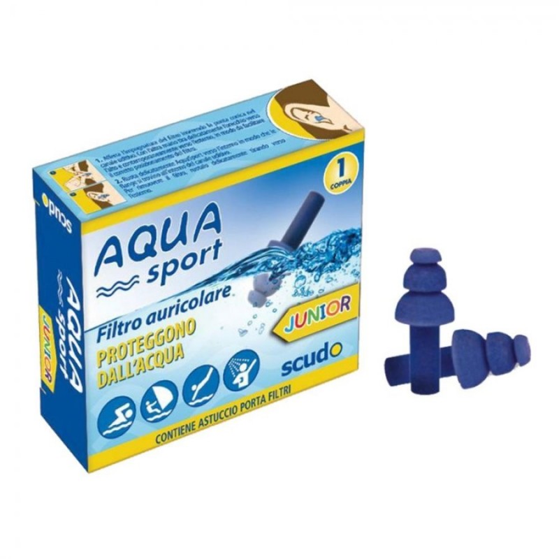 Pasquali Scudo Aquasport Filtro Auricolare Junior Earplug 2 Pezzi - Prodotti per la cura e igiene delle orecchie - 938852528 ...
