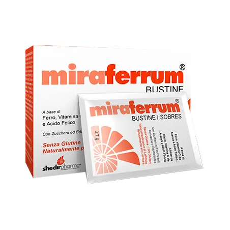 Miraferrum Integratore Per Stanchezza E Affaticamento 20 Bustine Miraferrum - 1 Miraferrum Integratore Per Stanchezza E Affaticamento 20 Bustine Miraferrum - 1