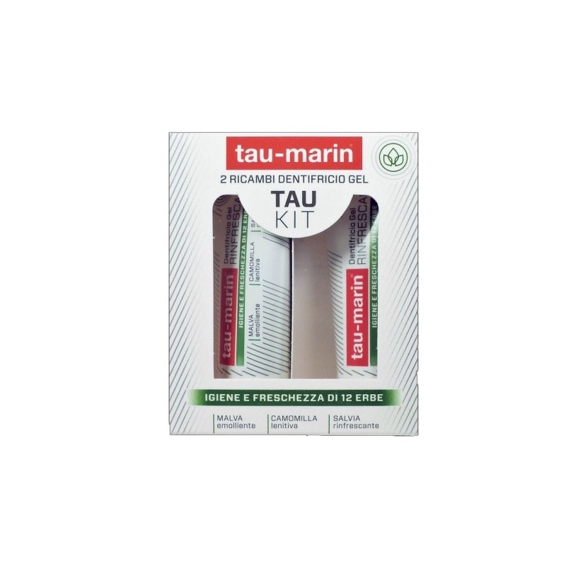 Alfasigma Tau Marin Dentifricio Rinfrescante Ricarica Tau Kit 2x20ml - Dentifrici e gel - 971298082 - Tau-marin - € 3,83