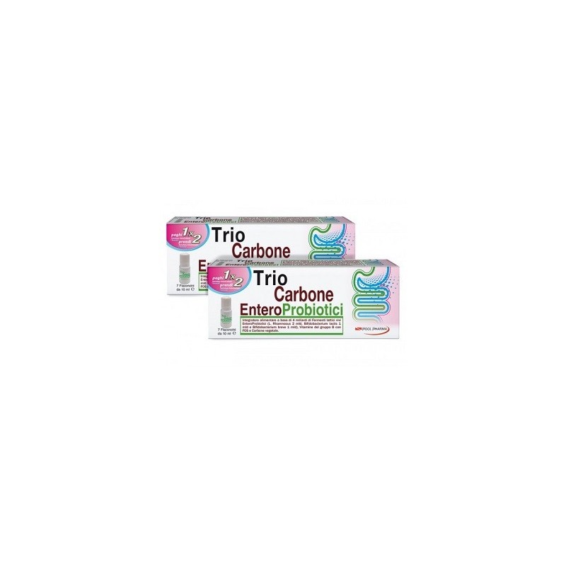 Pool Pharma Triocarbone Enteroprobiotici 7 Flaconcini X 10 Ml - Rimedi vari - 936061795 - Triocarbone - € 8,35