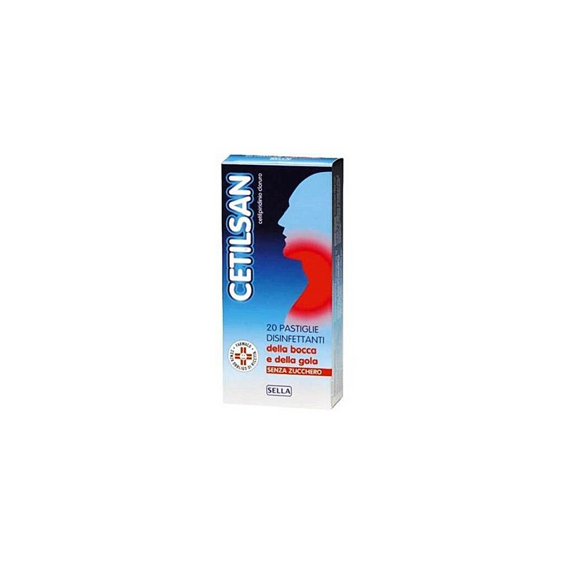 Sella Cetilsan Pastiglie Disinfettanti Gola 20 Pastiglie Sella - 1