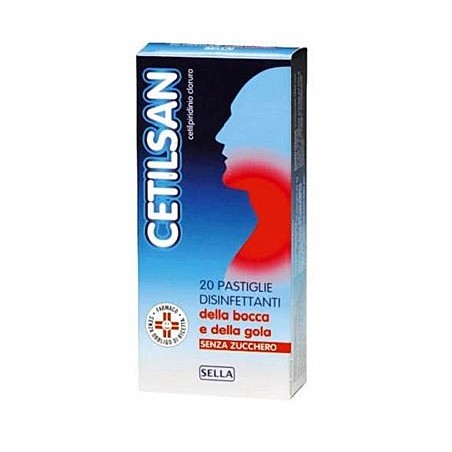 Sella Cetilsan Pastiglie Disinfettanti Gola 20 Pastiglie - Farmaci per mal di gola - 032300067 - Sella - € 5,31