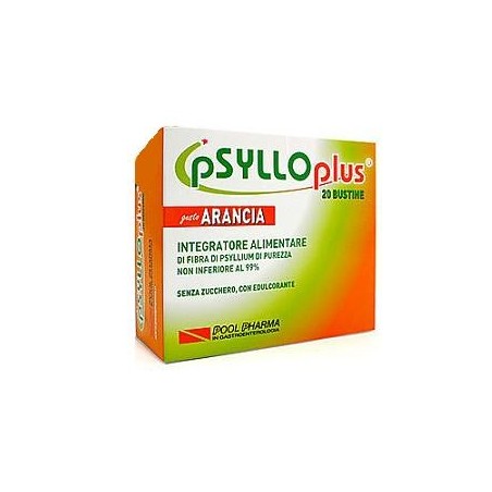 Pool Pharma Psyllo Plus Arancia 20 Bustine - Integratori per regolarità intestinale e stitichezza - 900164878 - Pool Pharma -...