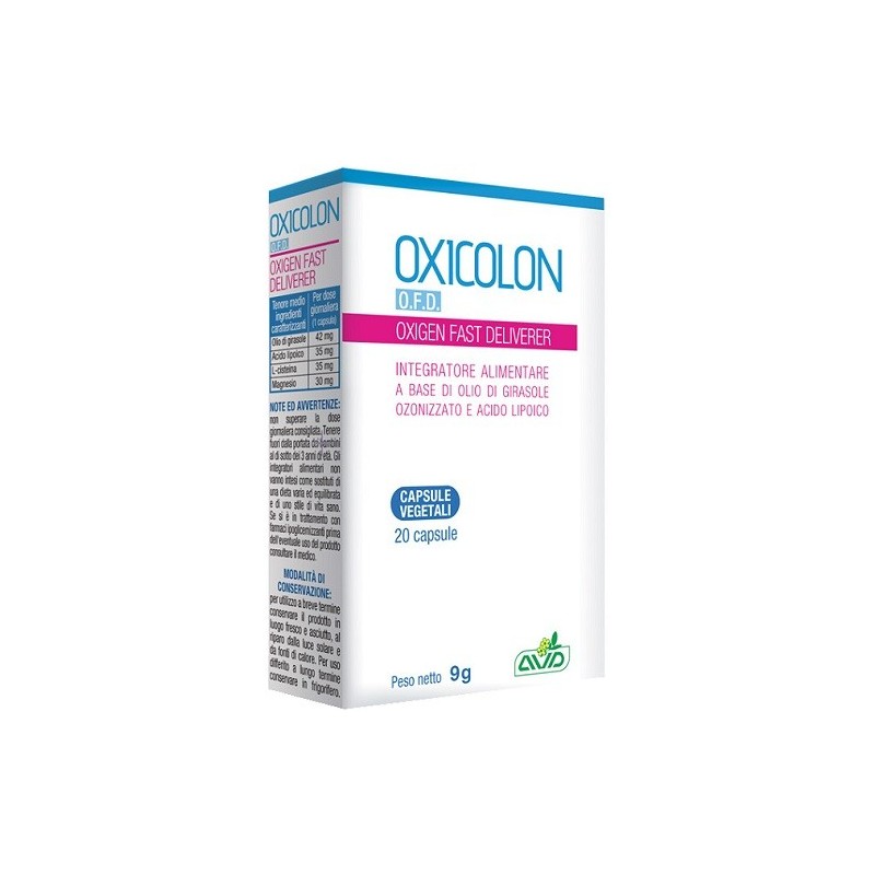 A. V. D. Reform Oxicolon O F D 20 Capsule - Integratori per apparato digerente - 927254870 - A. V. D. Reform - € 18,26
