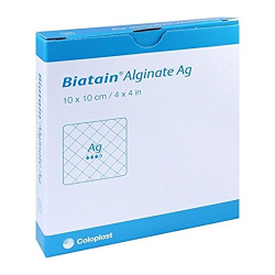Biatain Alginate Alginato e Carbossimetilcellulosa 10x10cm 10 Pezzi - Medicazioni - 932246465 - Biatain - € 42,29