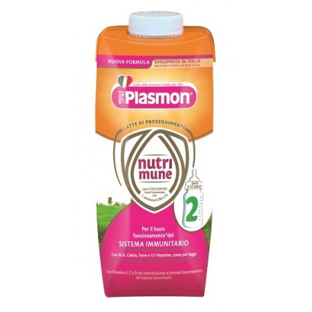 Plasmon Nutri-mune 2 Liquido 12 X 500 Ml - Latte in polvere e liquido per neonati - 970539565 - Plasmon - € 27,14