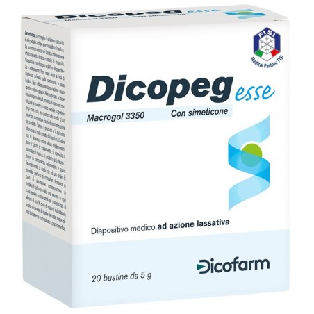 Dicofarm Dicopeg Esse 20 Buste 5 G Macrogol 3350 Dicofarm - 1 Dicofarm Dicopeg Esse 20 Buste 5 G Macrogol 3350 Dicofarm - 1