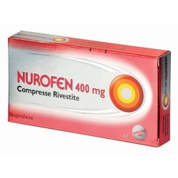 Nurofen 400 Mg Compresse Rivestite Antidolorifico 12 Compresse - Farmaci per dolori muscolari e articolari - 025634128 - Nuro...