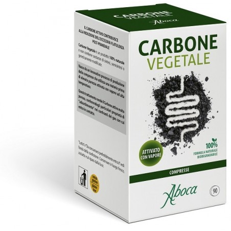 Aboca Carbone Vegetale Per Flatulenza Post-Prandiale 90 Compresse Aboca - 1 Aboca Carbone Vegetale Per Flatulenza Post-Prandiale 90 Compresse Aboca - 1