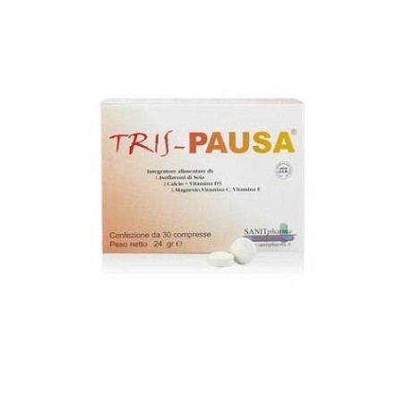 Sanitpharma Tris Pausa 30 Compresse - Integratori per ciclo mestruale e menopausa - 903253072 - Sanitpharma - € 18,77