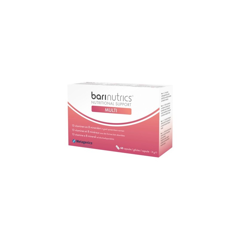 Metagenics Belgium Bvba Barinutrics Multi 60 Capsule - Rimedi vari - 976732053 - Metagenics - € 17,43
