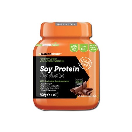 Namedsport Soy Protein Isolate Delicious Chocolate Polvere 500 G - Integratori per sportivi - 934482821 - Namedsport - € 33,55