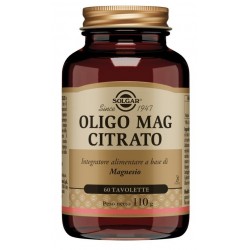 Solgar Multinutrient Oligo Mag Citrato - Magnesio Citrato 60 Tavolette - Integratori per dolori e infiammazioni - 945068866 -...