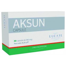 Eucare Aksun 30 Capsule - Integratori per l'abbronzatura - 926830050 - Eucare - € 20,36