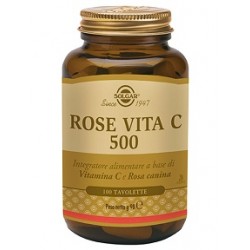 Solgar It. Multinutrient Rose Vita C 500 100 Tavolette - Vitamine e sali minerali - 909332367 - Solgar - € 18,68