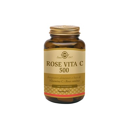 Solgar It. Multinutrient Rose Vita C 500 100 Tavolette - Vitamine e sali minerali - 909332367 - Solgar - € 18,30