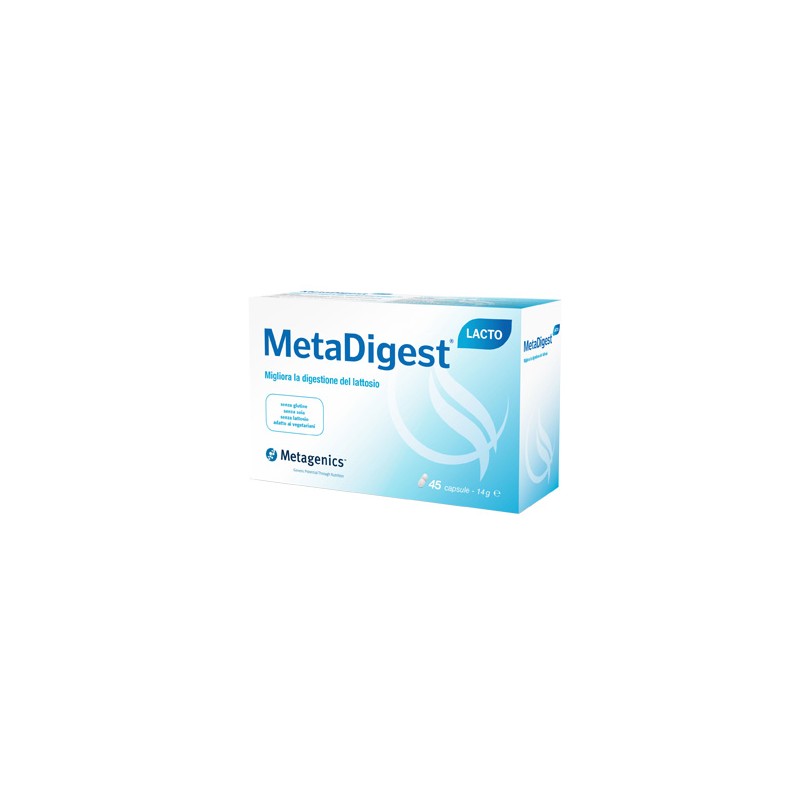 Metagenics Belgium Bvba Metadigest Lacto 45 Capsule - Integratori di fermenti lattici - 978573881 - Metagenics - € 22,43