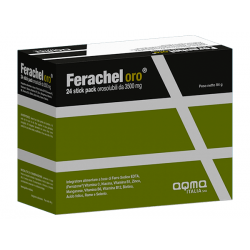 Aqma Italia Ferachel Oro 24 Stick Orosolubili - Vitamine e sali minerali - 982941650 - Aqma Italia - € 18,11