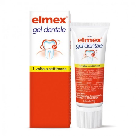Elmex Gel Dentale Per Profilassi Delle Carie 25 G Elmex - 1 Elmex Gel Dentale Per Profilassi Delle Carie 25 G Elmex - 1